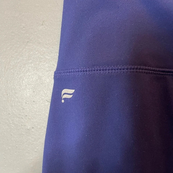 Fabletics PureLuxe Mid-Rise Ruched 7/8 Legging indigo purple size S/M - Picture 11 of 14